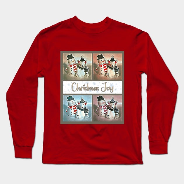 Christmas Joy Long Sleeve T-Shirt by MaryLinH